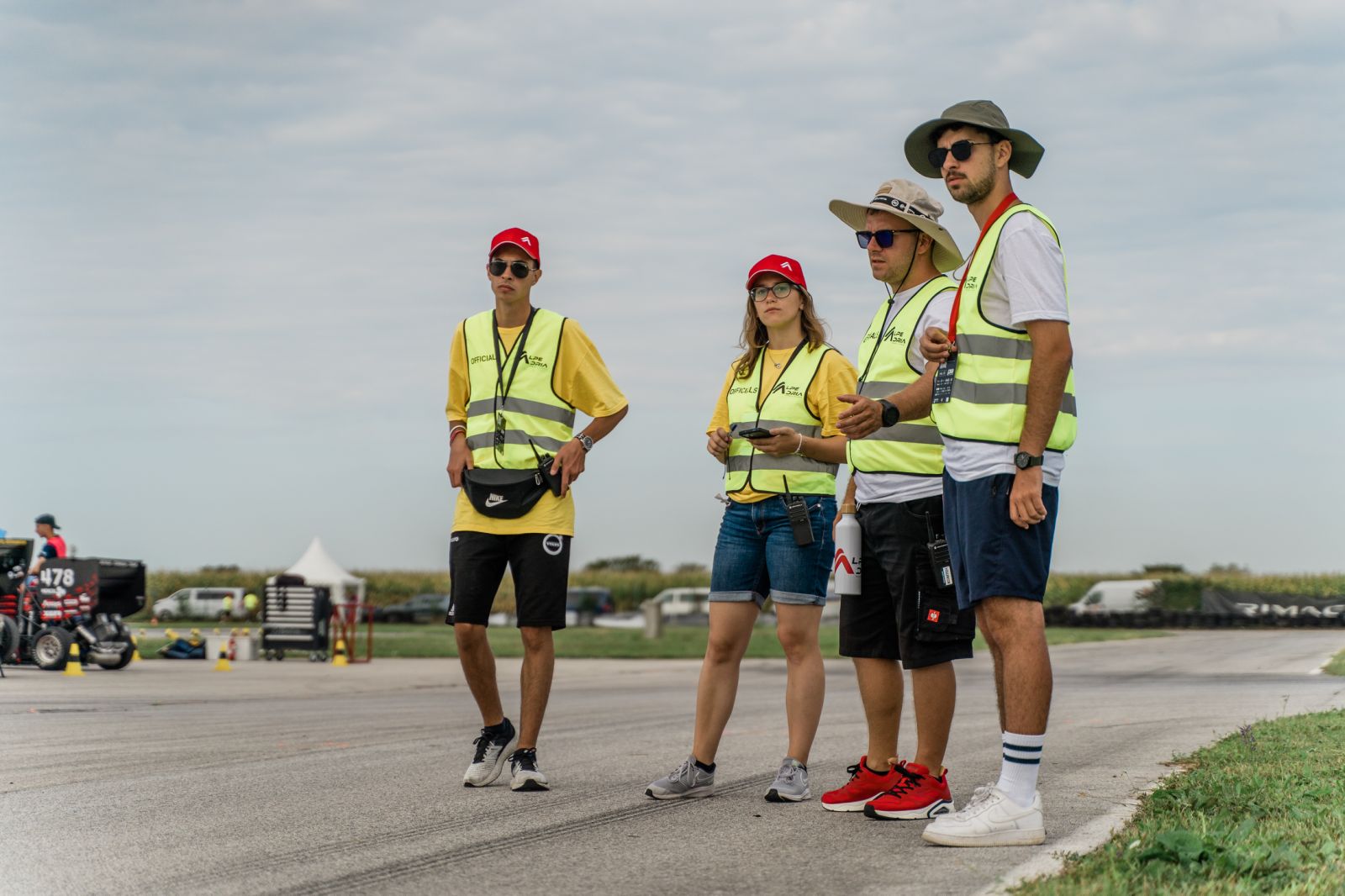 Ana with other volunteers and organizers